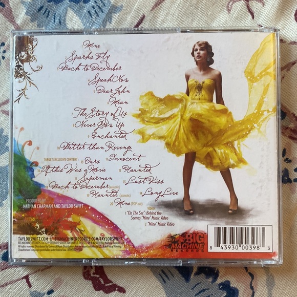 rare taylor swift speak now 2010 target exclusive cd - Picture 2 of 5